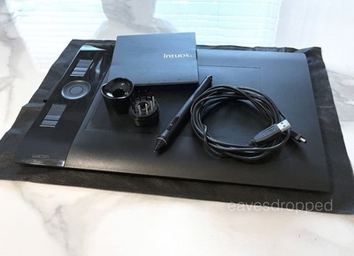 Wacom Intuos 4 Wireless Tablet PTK540WL w/ Pen + Holder + Cable - TESTED