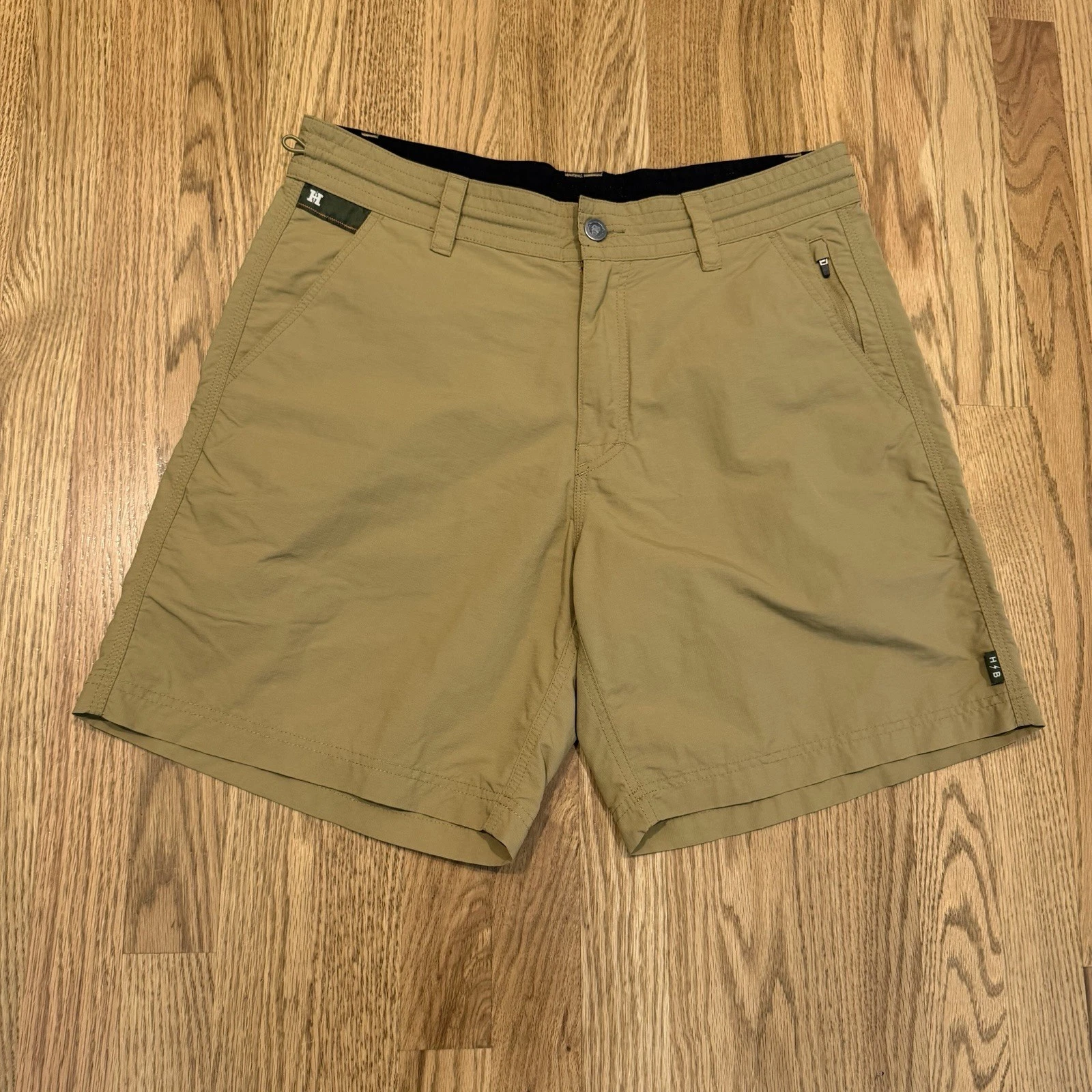 Howler Brothers Horizon Hybrid Shorts 2.0 Men’s Size 33 Khaki Tan 7” Inseam