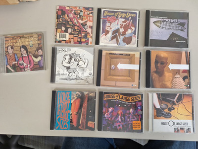 House of Large Sizes lot of 10 cd's.  Used but very good--some very rare