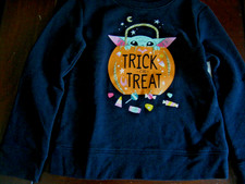 Jumping Beans Stars Wars Yoda Halloween Black Sweatshirt Size 6 NWT
