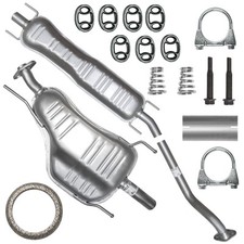 Auspuffanlage Schalldämpferset Auspuff für Opel Astra G II 2 1.6 Schrägheck