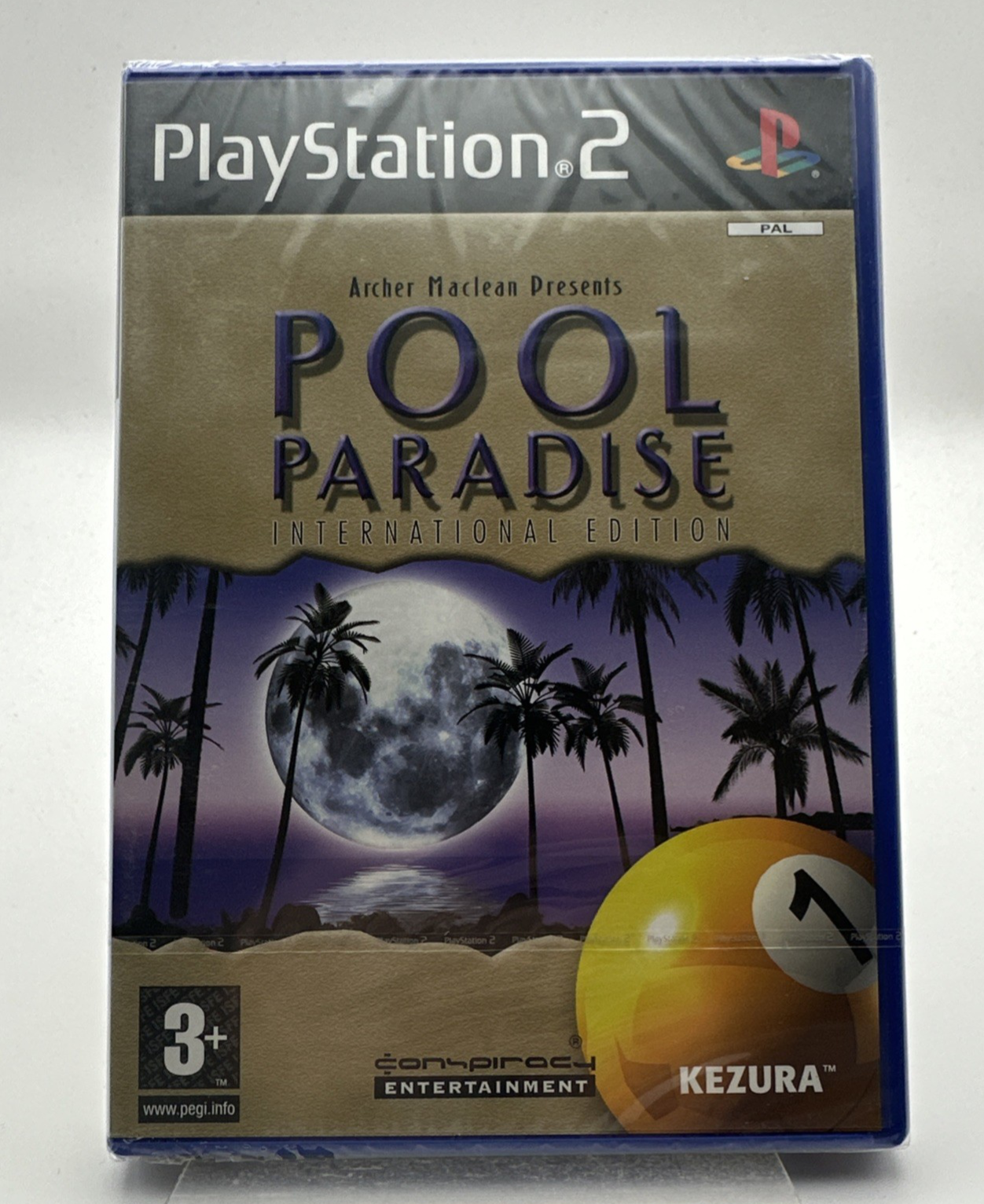 PS2 Pool Paradise International Edition, New And Factory Sealed