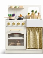 Tiny Land Wooden Kitchen Set with Oven, Stove, Sink, Cabinets Play Food