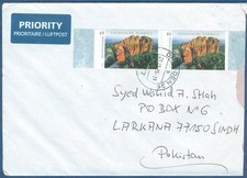 GERMANY POSTAL USED AIRMAIL COVER TO PAKISTAN