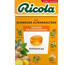 2x RICOLA o.Z.Box Ingwer Orangenminze Bonbons 50 G