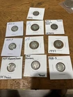 Mercury Dime Lot (10) 90% Silver!