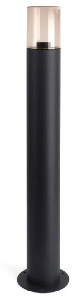 Outdoor Light Grey Winchester Bollard 800mm Dark Integral ILBDB071
