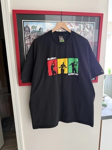 Elephant Man Promo Tee Sz XL Rap Tee Hip Hop Reggae Vintage vintage concert t-shirt, vintage, size XL, single stitch, B+ condition
