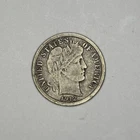 1912 D Barber Dime - 90% Silver - 10c United States Coin