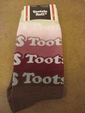 Tootsie Roll Novelty Crew Socks Sz. 6-12