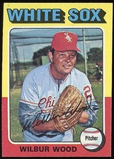 1975 Topps #110 Wilbur Wood Chicago White Sox (VG) Baseball Card