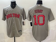 Boston Red Sox #10 Trevor Story Player All Stitched Baseball Cool Base - Men's*