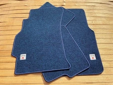 For honda civic ek9 type R Floor Mats Carpet  ribbed blue 4pcs 1996-00