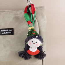 Girl doll, bag accessories, Girl bag charm