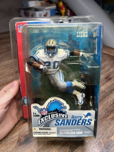 Barry Sanders Detroit Lions McFarlane Toys Action Figure 1 Of 3000 NFL - Picture 2 of 14