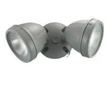 Commercial Electric 28-Watt, 2200-Lumen Metal LED Dual Spot Light, Gray
