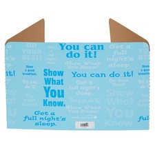 Privacy Shields for Student's Desks - 14"H x 22"W x 16"D - Blue Desk Dividers...