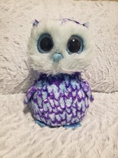 Ty Beanie Boo Oscar The Owl 9" Inch Stuffed Plush Animal 