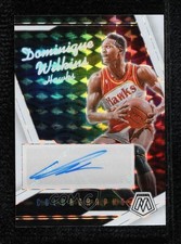 2024 Panini Mosaic Colorgraphs White Prizm 12/25 Dominique Wilkins Auto HOF 16wc