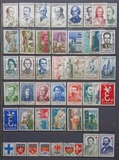 FRANCE. Y&T nº1142 à 1188. Année 1958 Complète. (47 Beaux timbres) T.B.