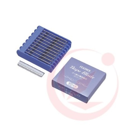 Feather safety razor feather nape blade