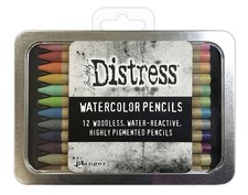Tim Holtz Distress Watercolor Pencils 12/Pkg-Set 2