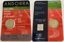 Andorra - 2 Euro 2025 UNC Games of small states of Europe 2025 - in folder