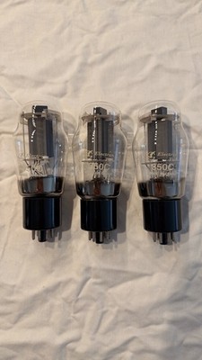 3x 350C Electron Tube Vakuumröhren (Shuguang China)   3er Set / Trio (6L6GC Typ)