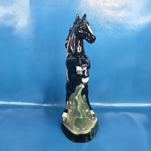 Rare Vtg 1967 Jim Beam Black Stallion Horse Equine Decanter Empty Collectible - Picture 10 of 17