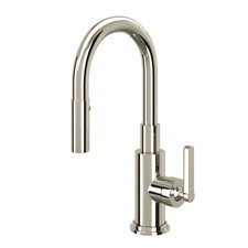 Rohl Lombardia 1.8 GPM Pull Down Bar Faucet Model: A3430SLMPN-2 -POLISHED NICKEL