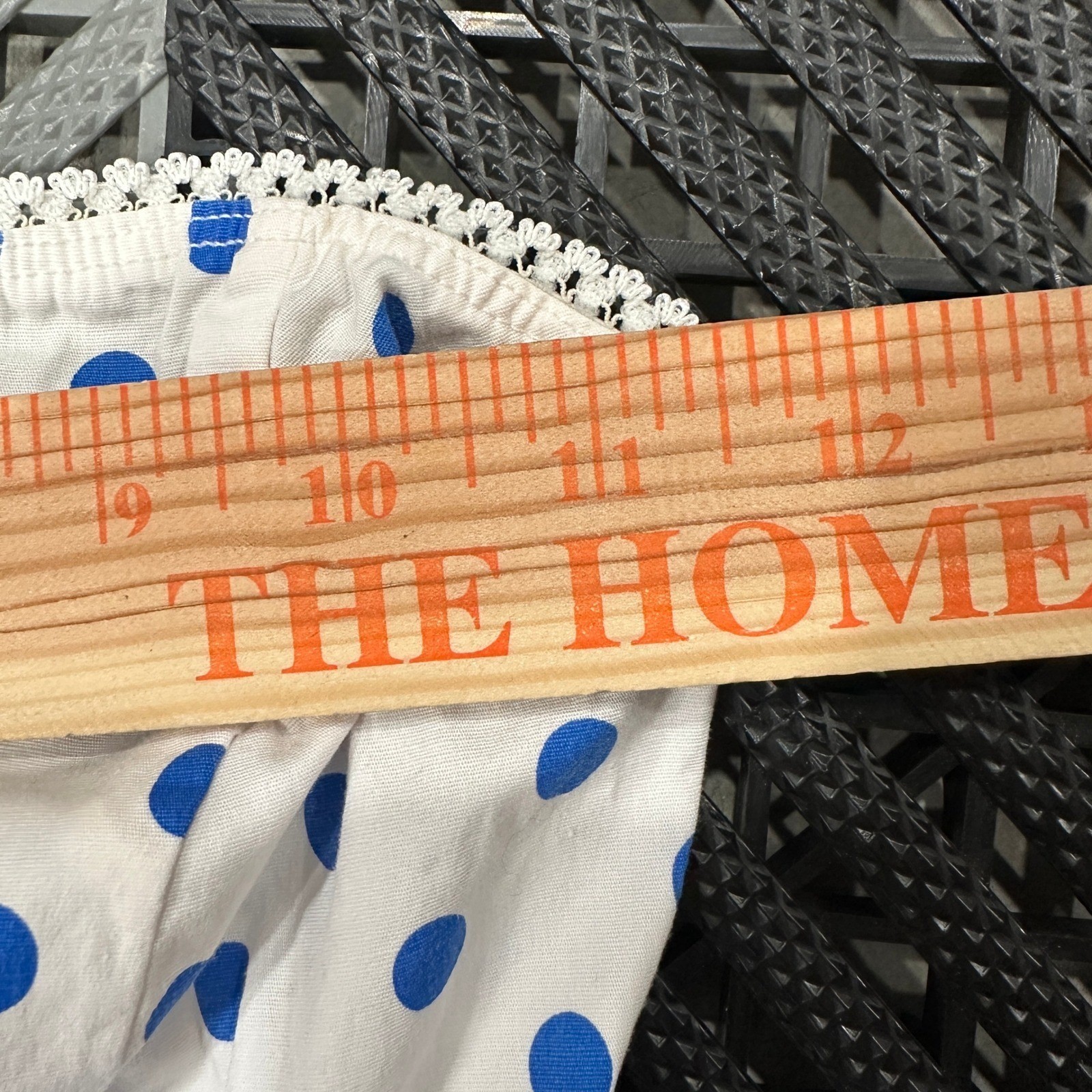 Ruby Rox White Blue Polka Dot Strapless Midi Dres… - image 4