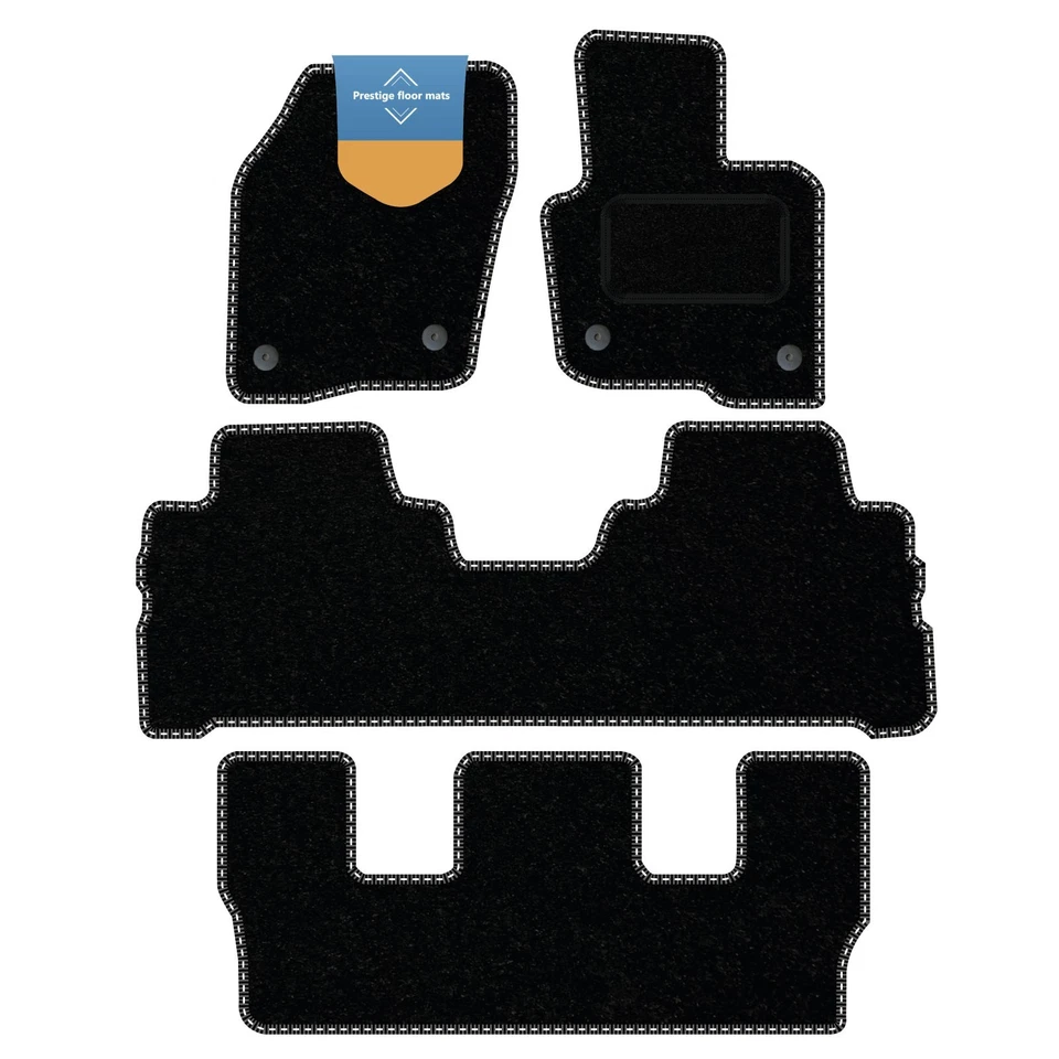 Fits Ford Galaxy 2015-2023 with Single Piece Rear Mats Fully Tailored Floor Mat - Image 3 of 4