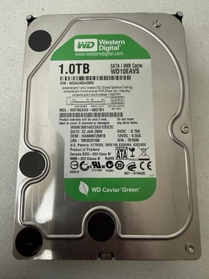 Western Digital WD Caviar Green 1TB SATA 8MB Cache 3.5'' WD10EAVS WD10EAVS-00D7B1