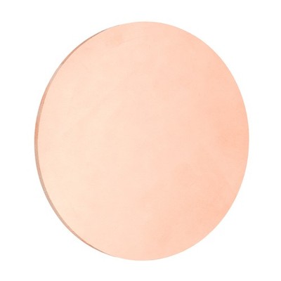 Copper Round Plate, 0.06'' Thick 3.1'' Dia C1100 Pure Copper Sheet