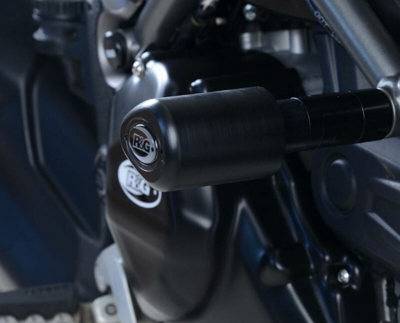 Plaquettes de protection R&G Aero noires pour moto Ducati 1260 Multistrada