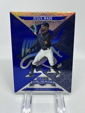 2025 Panini Crusade Jesus Made #57 Blue Crusade Parallel Milwaukee Brewers ⚾️