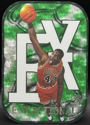 1999-00 Skybox E-X E-Xceptional Green Elton Brand RC 331/500 NM #14XC Bulls Duke