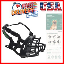 ULTRA Muzzle - Patented Humane Design, Breathable, Dog can Pant and Drink, Ad...