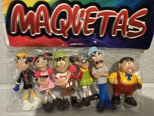 El Chavo del 8 Style Figure Set - 6 Piece Collectible Characters - Nostalgic TV