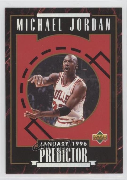 1995 Upper Deck Prize Predictor Player of the Week Michael Jordan #H2 HOF 03rx