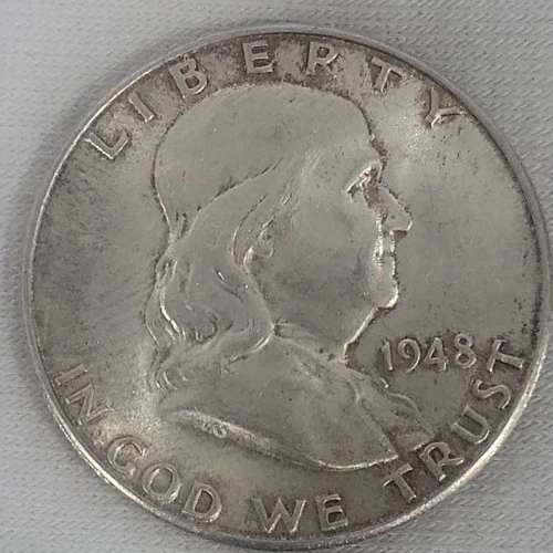 1948 D Franklin Half Dollar in BU Condition