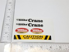 Mighty Tonka 1970-73 Crane Construction Truck Replacement Sticker Set TK-335