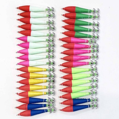 Floating Sutte 3 Größe 35 Teile Tintenfisch Angelrigg Eging Set mit Grund