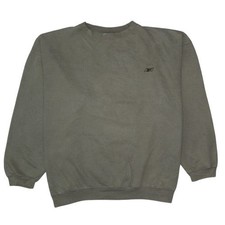 Mens UK Size 2XL Reebok Green Pullover Sweatshirt