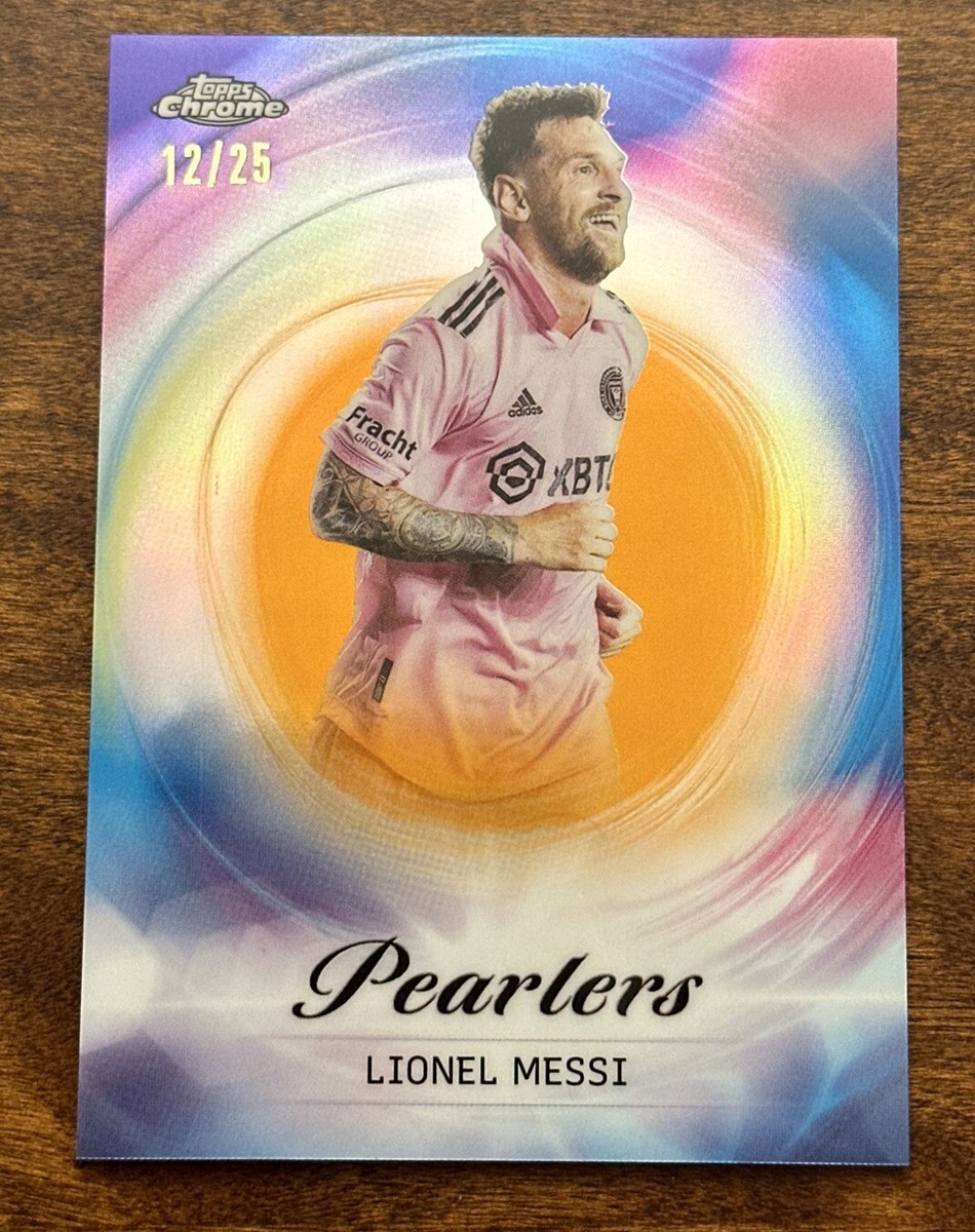 メッシ　ballers 2023 Topps Chrome MLS Lionel Messi Pearlers Orange Refractor /25