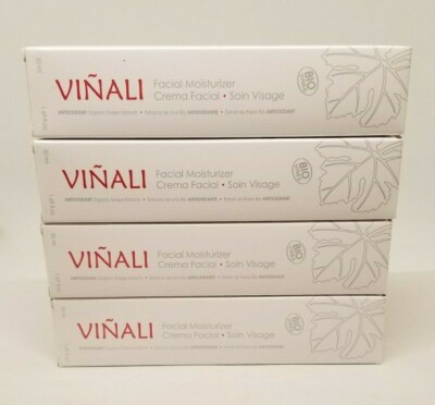 LOT OF 4 VINALI SPA SOIN VISAGE ORGANIC DAILY FACIAL MOISTURIZER 1.69 OZ NIB