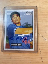 2005 BOWMAN HERITAGE 1ST YEAR AUTO RC MATT KEMP MINT OR BETTER