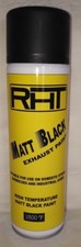 RHT-VHT HIGH TEMP MATT BLACK EXHAUST PAINT  STOVE BBQ WOOD BURNER 500ml AEROSOL