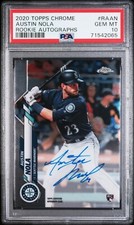 Austin Nola - 2020 Topps Chrome Rookie Autograph  PSA 10