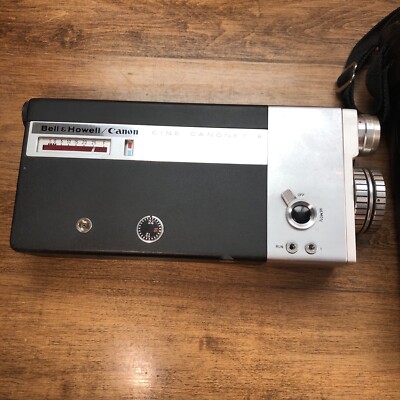 VINTAGE Bell Howell Canon Cine Canonet 8 Movie Camera 8mm Film And